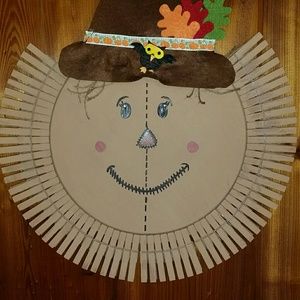 Handmade Scarecrow wreath